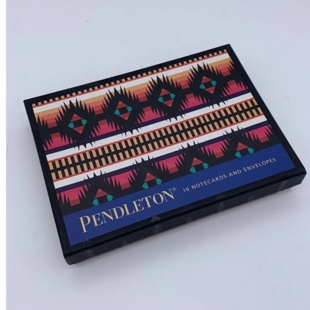 Pendleton 16 Folded Notecards and Envelopes Stationery Woolen Mills New in Box